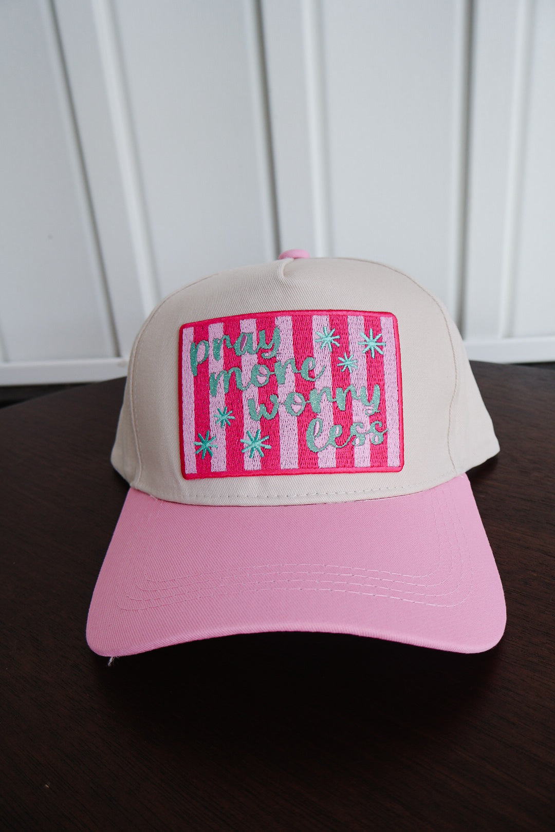 Pray More Worry Less Hat