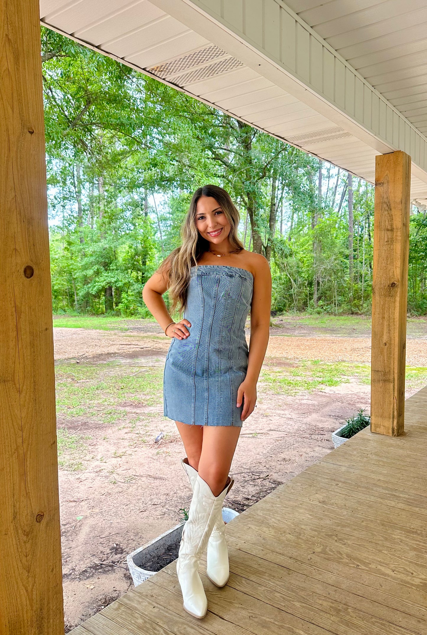 Denim Mini Dress