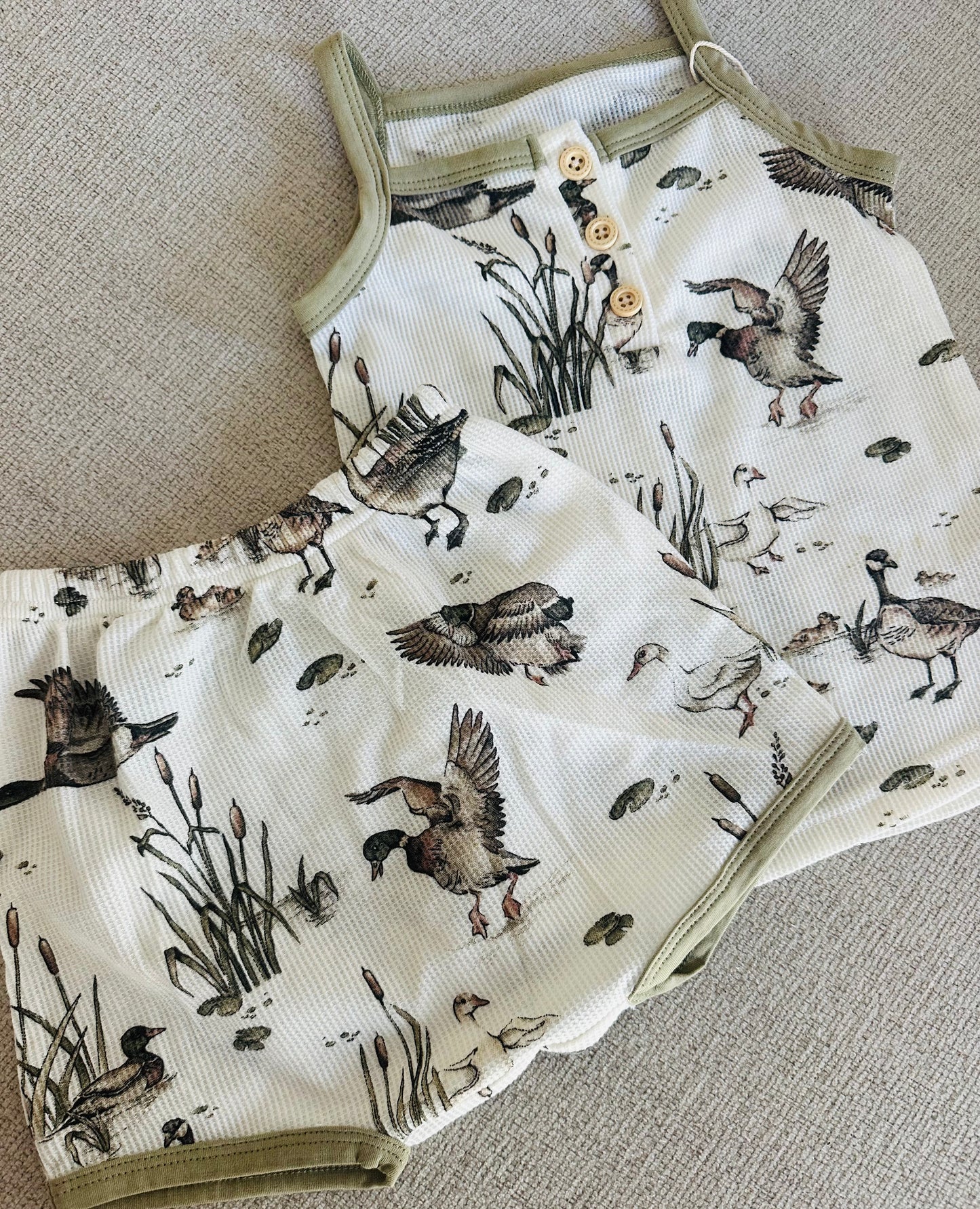 Vintage Ducks Shorts Set